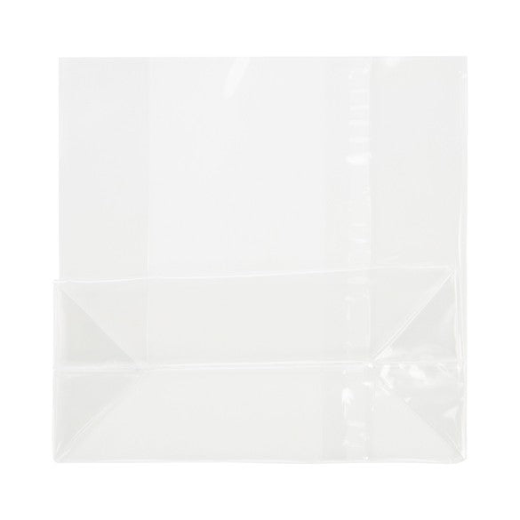 Blockbodenbeutel 12.7x5.7x12.7cm Transparent (100 Stück) [FG18]