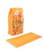Sacchetto con fondo piatto in carta Arancione neon 12,7x7,6x30,5 cm (100 pezzi) [FGPB1NO]