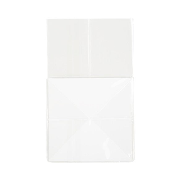 Sachet SOS à fond plat en papier et à transparence cristalline 10.2x10.2x17.8cm (100 pièces) [FGPB9]
