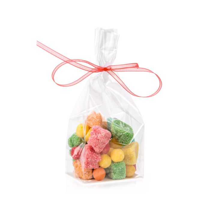 Sacchetto termosaldabile con fondo pieghevole 5.1x3.8x12.7cm con inserto in carta (100 pezzi) [FGPBH3]