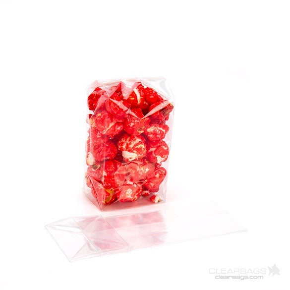 Blockbodenbeutel 5.1x3.8x12.7cm Transparent (100 Stück) [FGCC3]