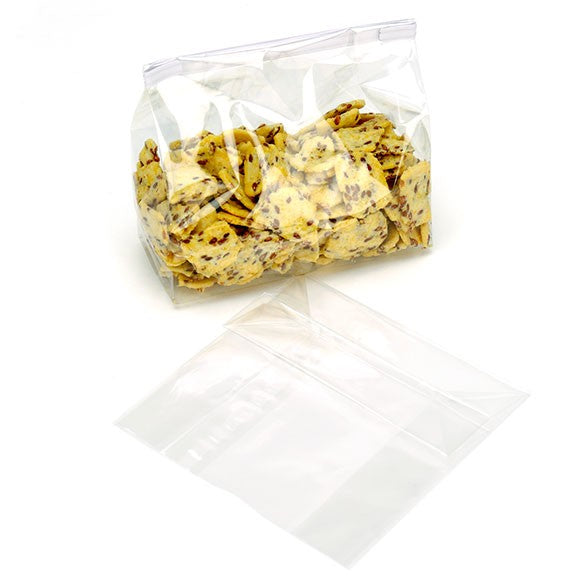 Blockbodenbeutel 12.7x5.7x12.7cm Transparent (100 Stück) [FGCC18]