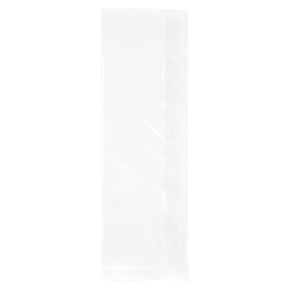 Sacchetto di plastica trasparente 7,7x22,9cm 30 microns sigillabile a caldo (100 pezzi) [SFB39]