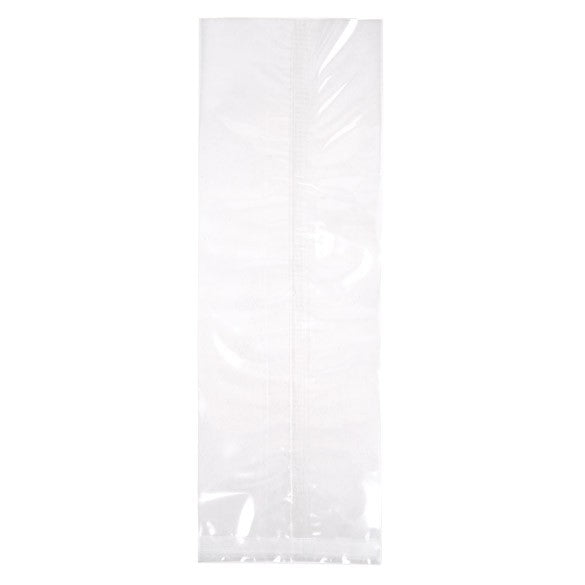 Sacchetto di plastica trasparente 10.2x30.5cm 30 microns sigillabile a caldo (100 pezzi) [SFB412]