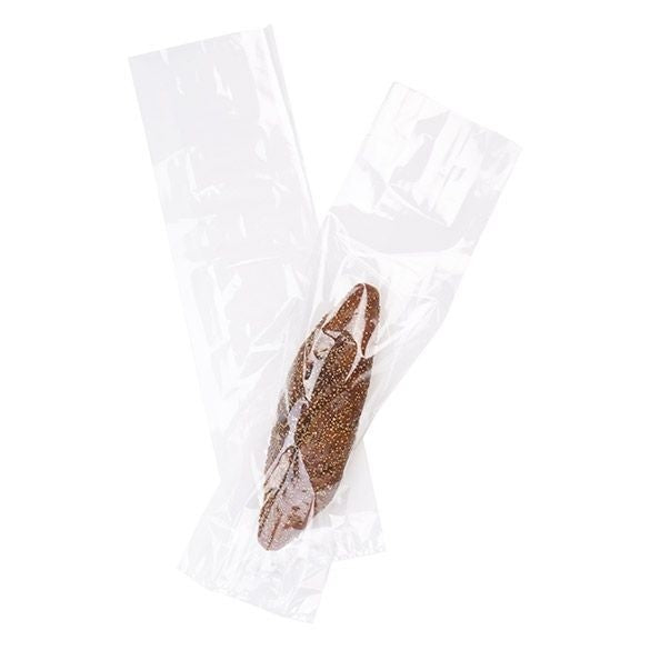 Sachet Plastiques 12.7x45.7cm Polypropylène Transparent (100 pièces) [FP1518]