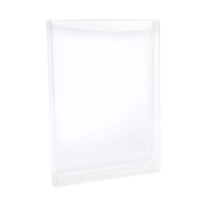 Boites cadeau plastique à transparence cristalline 13.7x1.6x18.7cm (25 pièces) [FPB119]