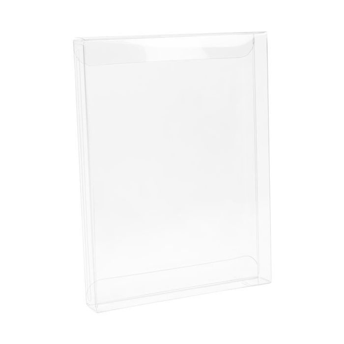 Boites cadeau plastique à transparence cristalline 12.1x1.6x15.7 cm (25 pièces) [FPB160]