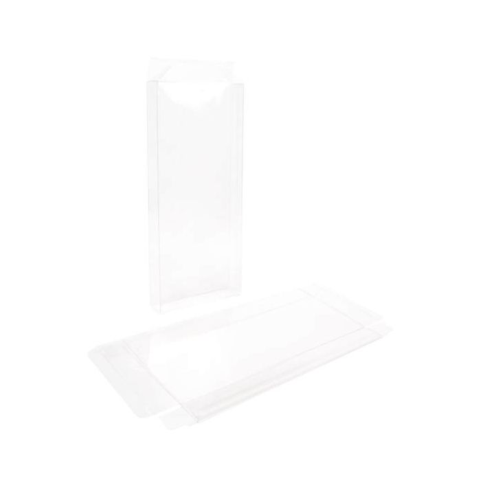 Boites cadeau plastique à transparence cristalline 10.8x2.5x24.3cm (25 pièces) [FPB20]