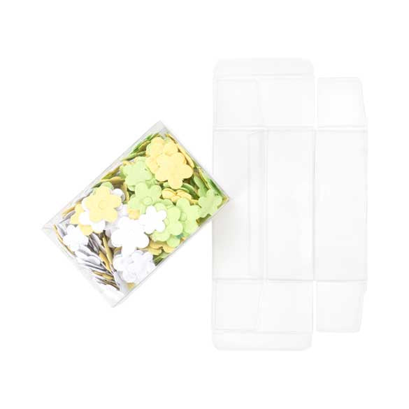 Klarsichtschachteln für Pralinen 7x3.7x10.5cm Lebensmittelecht (25 Stück) [FPB229]