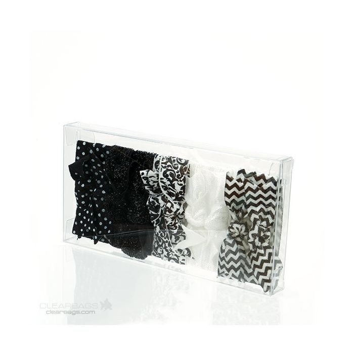 Ballotins transparents pour 8 chocolats 7x1.4x13.8cm (25 pièces) [FPB272]