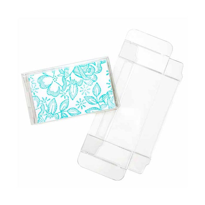 Scatole trasparenti 5.4x2.1x9.2cm (25 pezzi) [FPB36]