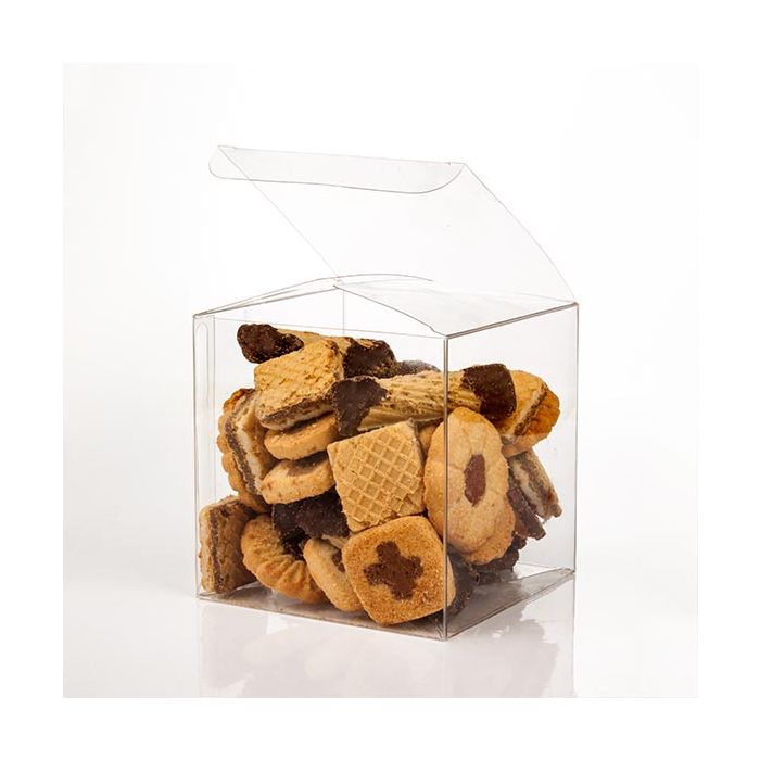 Klarsichtschachteln 10.2x10.2x10.2cm mit Automatikboden (25 Stück) [FPLB56]