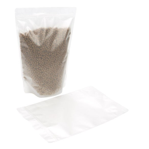 Buste doypack Matt Frosted 22.9x12.1x34.3cm | 907 grammi (100 pezzi) [ZBGF6]