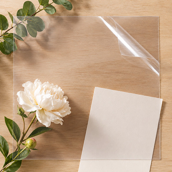 Feuille Poly transparente 30.5 x 30.5cm (25 Pièces) [FS148]