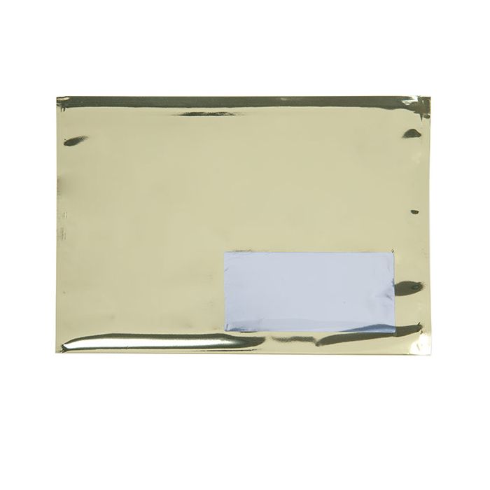 Glamour Mailer Oro met. + Window 24,1x15,2cm (100 Pezzi) [MMW96SG]