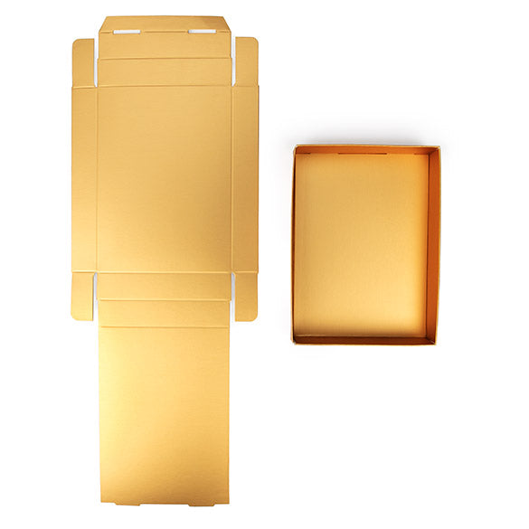 Scatole regalo Kraft oro 12.4x2.5x17.1cm (25 pezzi) [GD16]
