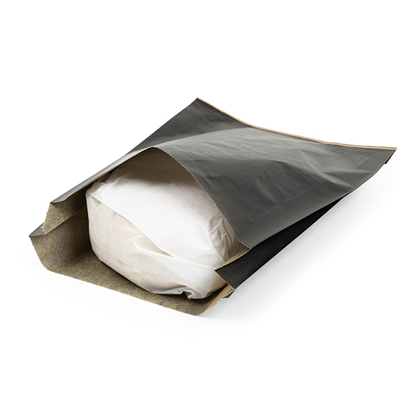 Sacchetti neri resistenti al grasso 17,1x2,7x22,9cm (100 pz) [GPB6B]