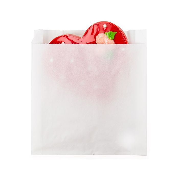 Greaseproof Bags White 15,2x2,9x16,5cm