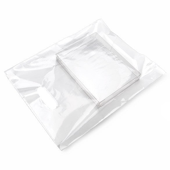 Polytragetaschen Transparent 30.5x38.1cm PE 60 Mikron (100 Stück) [H1215CL1]
