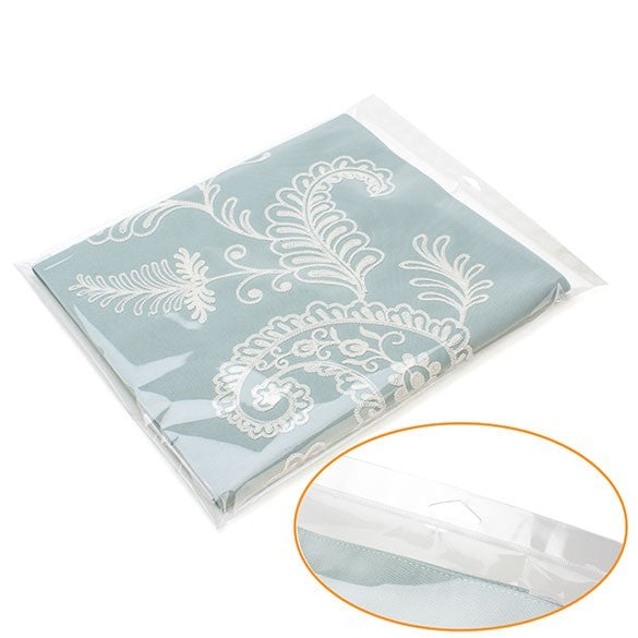 Sacchetti con foro di sospensione 34.1x41.3cm richiudibili e trasparenti (100 pezzi) [HB13]
