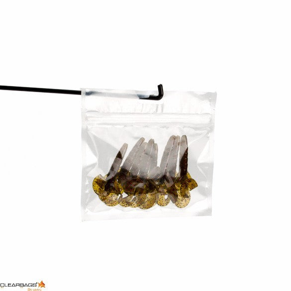 Sachet zip avec trou de suspension européen 15.2x10.2cm (100 pièces) [HZB64]