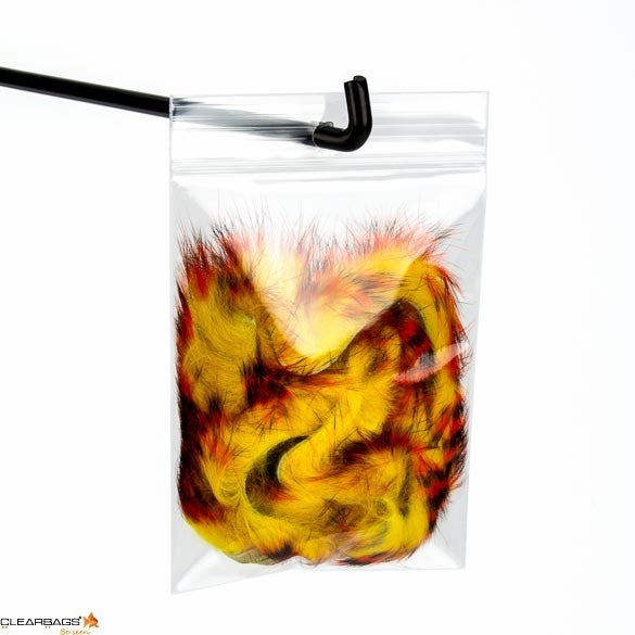 Sachet zip à transparence cristalline avec trou de suspension 7,6x10,2cm (100 pièces) [ZR34]