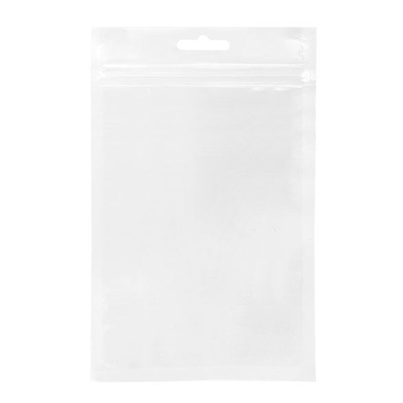 Sacchetto trasparente con chiusura a pressione con foro europeo 12,7x17,8cm laminato (100 pezzi) [HZB57]