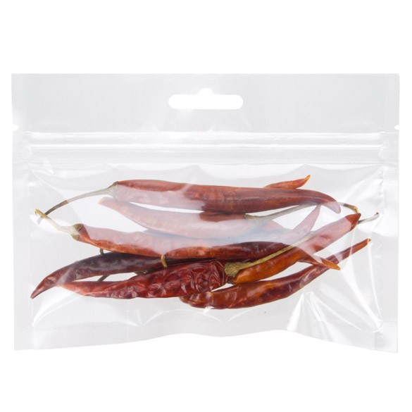 Sachet zip avec trou de suspension européen 15.2x7.6cm (100 pièces) [HZB63]