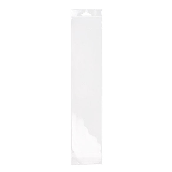 Headerbeutel Transparent 8.9x39.4cm Wiederverschließbar (100 Stück) [HB315]