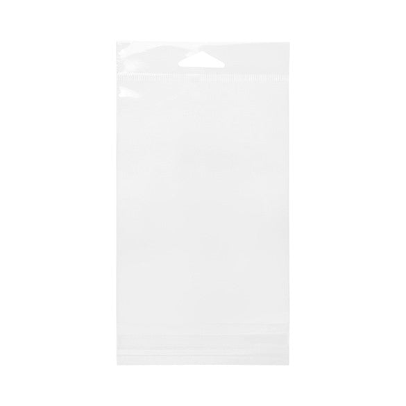 Sachet à trou de suspension refermable à transparence cristalline 10.8x15.6cm (100 pièces) [HB4X6]