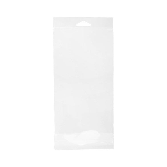 Headerbeutel Transparent 12.1x21cm Wiederverschließbar (100 Stück) [HB4X8]