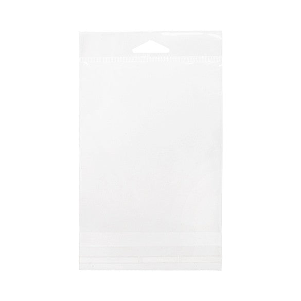 Headerbeutel Transparent 11.4x14.1cm Wiederverschließbar (100 Stück) [HB54S]