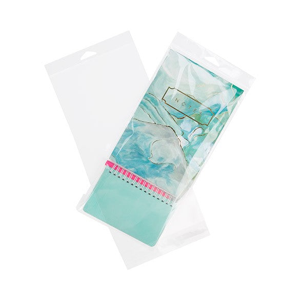 Headerbeutel Transparent 15.7x33cm Wiederverschließbar (100 Stück) [HB613]