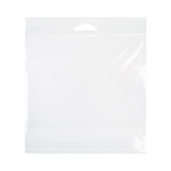 Sachet à trou de suspension refermable à transparence cristalline 15.2x11.4cm (100 pièces) [HB64]