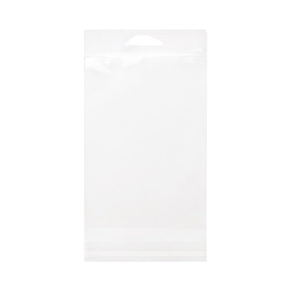 Headerbeutel Transparent 11.3x15.9cm Wiederverschließbar (100 Stück) [HB6X4]