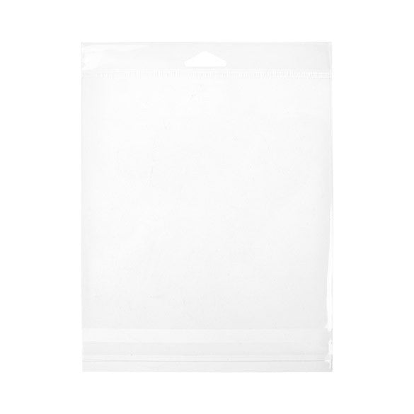 Headerbeutel Transparent 17x16.7cm Wiederverschließbar (100 Stück) [HB6X6M]