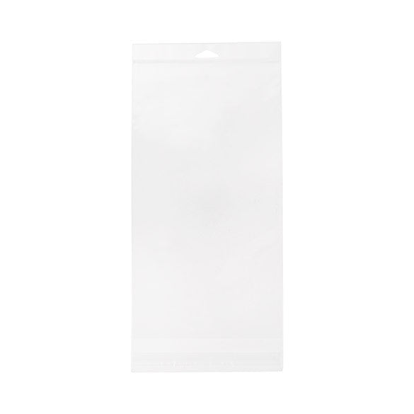 Headerbeutel Transparent 18.1x32.7cm Wiederverschließbar (100 Stück) [HB712]