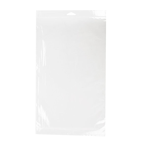 Sachet à trou de suspension à transparence cristalline Fermeture sécurisée 23.2x36.5cm (100 pièces) [HB814HD]