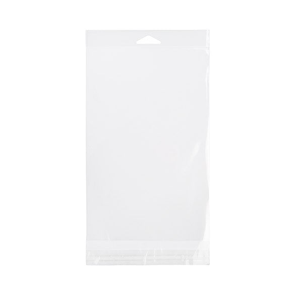 Headerbeutel Transparent 15.1x23.5cm Wiederverschließbar (100 Stück) [HB95]