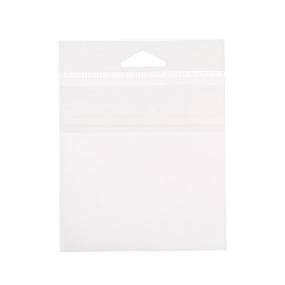 Headerbeutel Transparent 10.8x10.8cm Header oben (100 Stück) [HBT44]