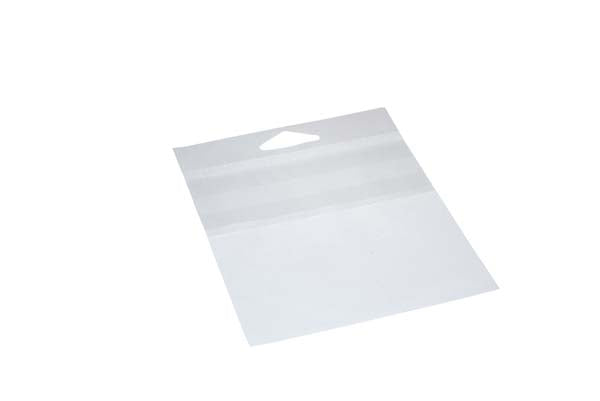 Headerbeutel Transparent 10.8x10.8cm Header oben (100 Stück) [HBT44]