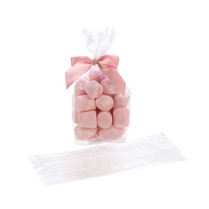 Plastic Bags 8.9x5.7x24.8cm with side gusset Heavy Duty