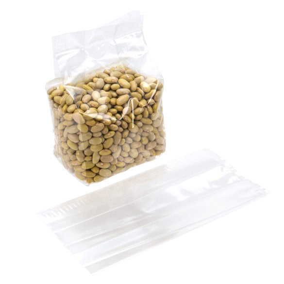 Sac à soufflet très résistant à transparence cristalline 10,2x5,7x20,3 cm (100 pièces) [HDGB4]
