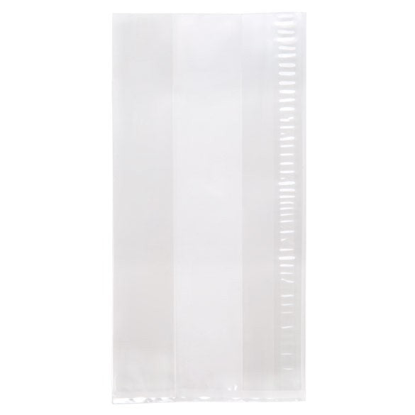 Sac à soufflet très résistant à transparence cristalline 10,2x5,7x20,3 cm (100 pièces) [HDGB4]