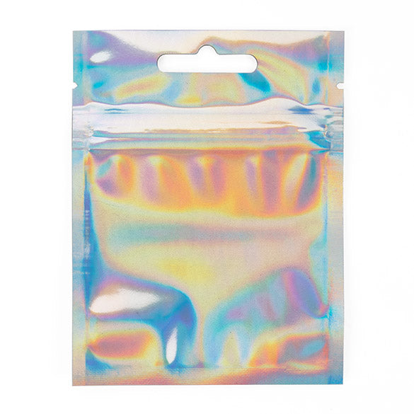 Druckverschlussbeutel Holografisch 7.6x7.6cm (25 Stück) [HZBB33H]