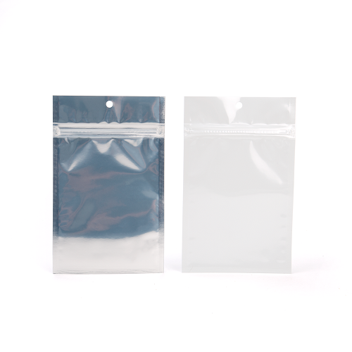 Grip Seal Bags Transparent/White 10x16.5cm