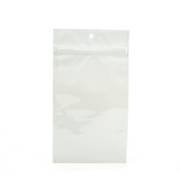 Grip Seal Bags White 15.5x23.5cm Metallised