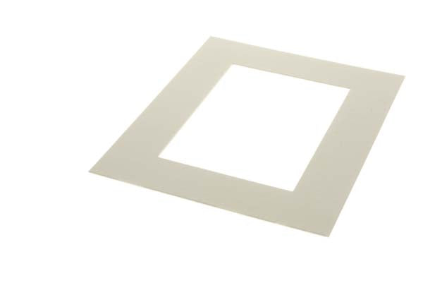 Passe partout Ivoire 38.75 x 48.75cm pour le découpage intérieur. 50.8 x 61.0cm (10 Pièces) [MS20123]
