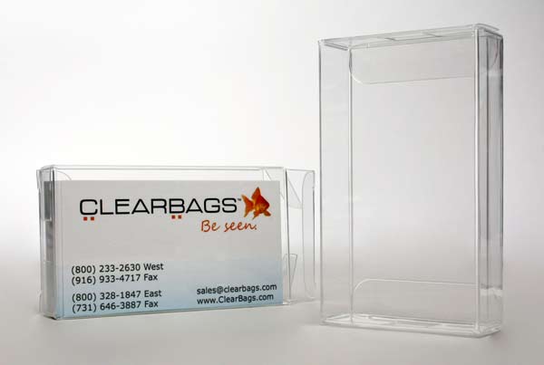 Plastic Gift Boxes 5.4x1.7x9.2cm Crystal Clear