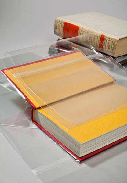 Copertina trasparente regolabile per libri 26.7x49.5cm (25 pezzi) [BC101H]